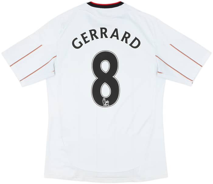 2010-11 Liverpool Away Shirt Gerrard #8 - 6/10 - (S)