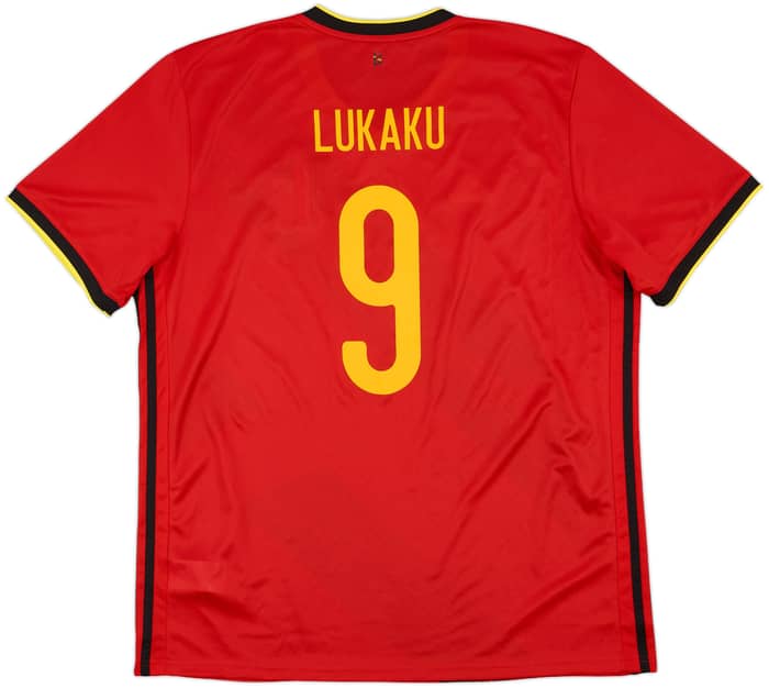2020-21 Belgium Home Shirt Lukaku #9 - 10/10 - (XL)