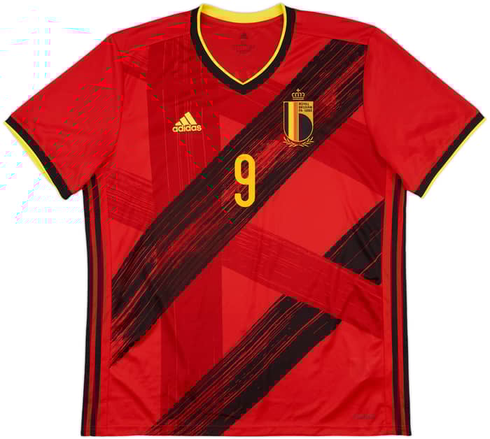 2020-21 Belgium Home Shirt Lukaku #9 - 10/10 - (XL)