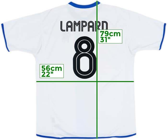 2003-05 Chelsea Away Shirt Lampard #8 - 8/10 - (L)