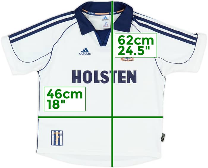 1999-01 Tottenham Home Shirt - 8/10 - (L.Boys)
