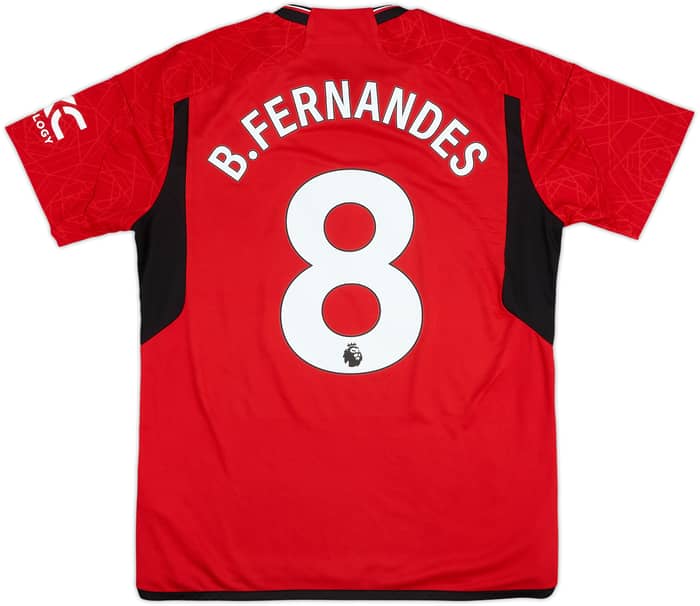 2023-24 Manchester United Home Shirt B.Fernandes #8 - 8/10 - (L)