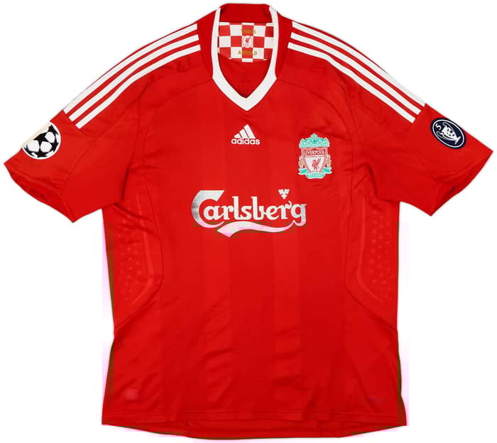 2008-10 Liverpool Home Shirt Gerrard #8 - 5/10 - (L)