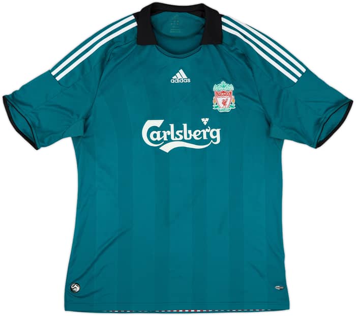 2008-09 Liverpool Third Shirt Gerrard #8 - 7/10 - (XL)