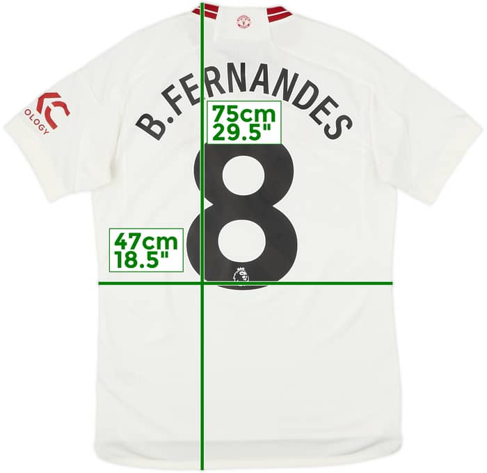 2023-24 Manchester United Third Shirt B.Fernandes #8 - 8/10 - (S)