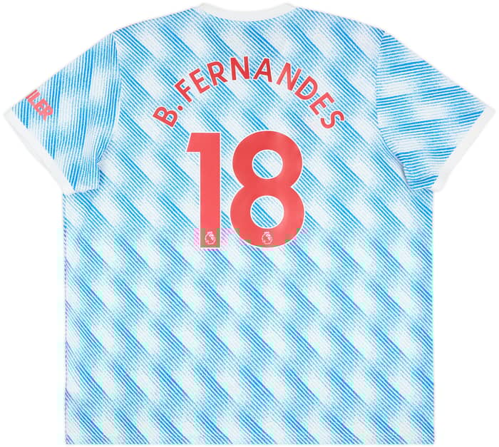 2021-22 Manchester United Away Shirt B.Fernandes #18 - 10/10 - (3XL)