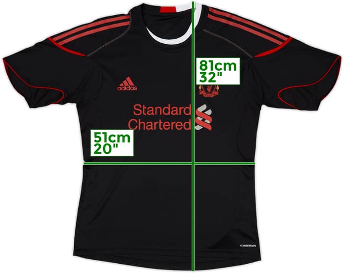 2010-11 Liverpool adidas Formotion Training Shirt - 9/10 - (L)