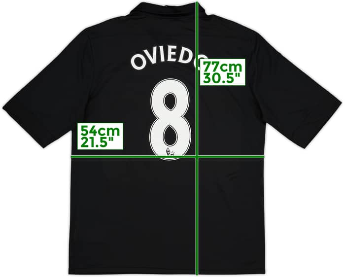 Camiseta de visitante del Everton 2012-13 Oviedo #8 - 10/10 - (L)