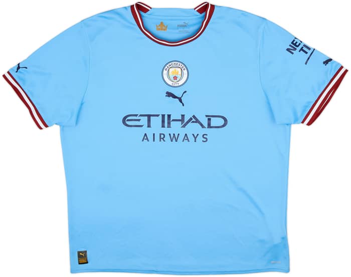 Camiseta de local del Manchester City 2022-23 Haaland #9 - 8/10 - (XL)