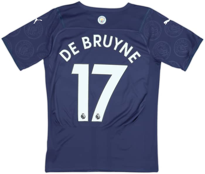 2021-22 Manchester City Authentic Third Shirt De Bruyne #17 - 10/10 - (S)