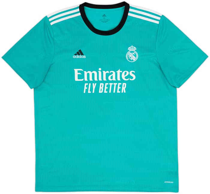 Camiseta de la tercera equipación del Real Madrid 2021-22 Benzema #9 - 7/10 - (XL)