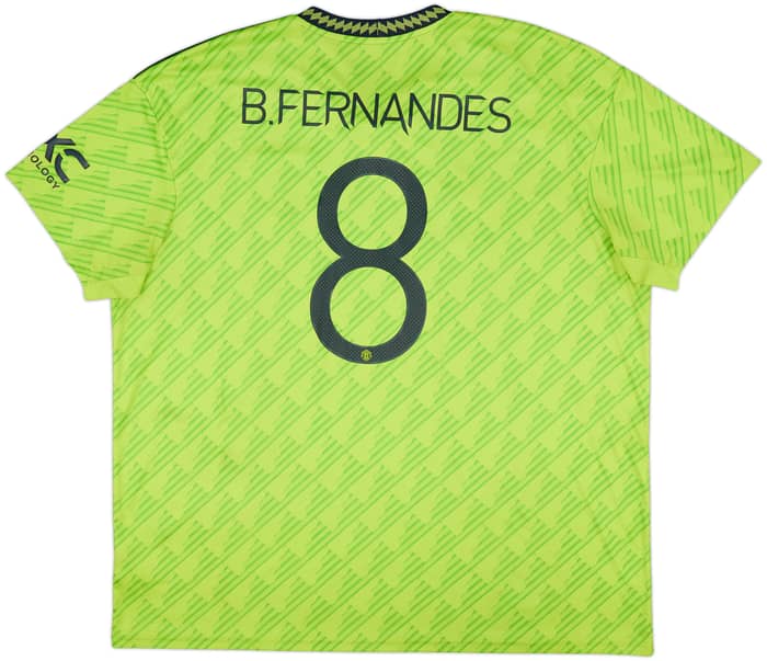 2022-23 Manchester United Third Shirt B.Fernandes #8 - 6/10 - (3XL)
