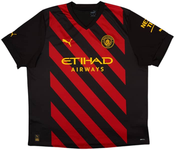 Camiseta de visitante del Manchester City 2022-23 Haaland #9 - 10/10 - (XXL)