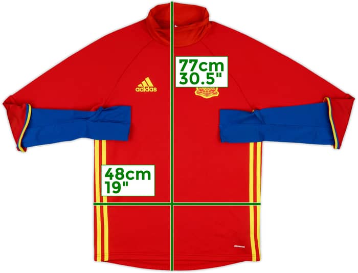 2015-16 Spain adidas Sweat Top - 8/10 - (S)