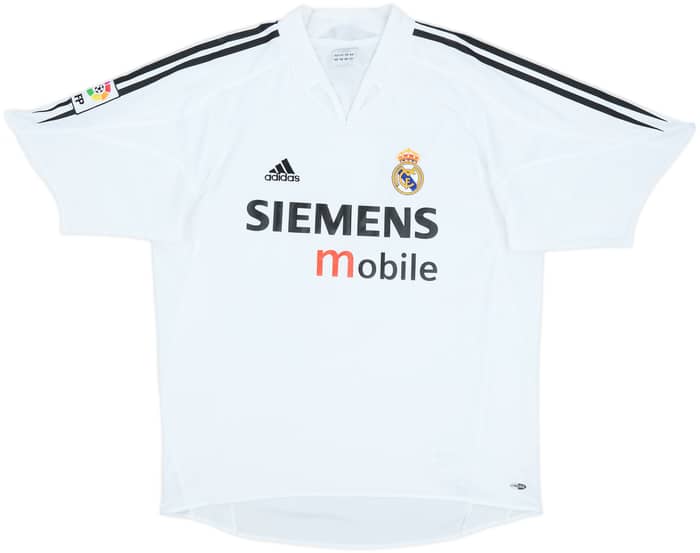 2004-05 Real Madrid Camiseta Local Zidane #5 - 6/10 - (L)