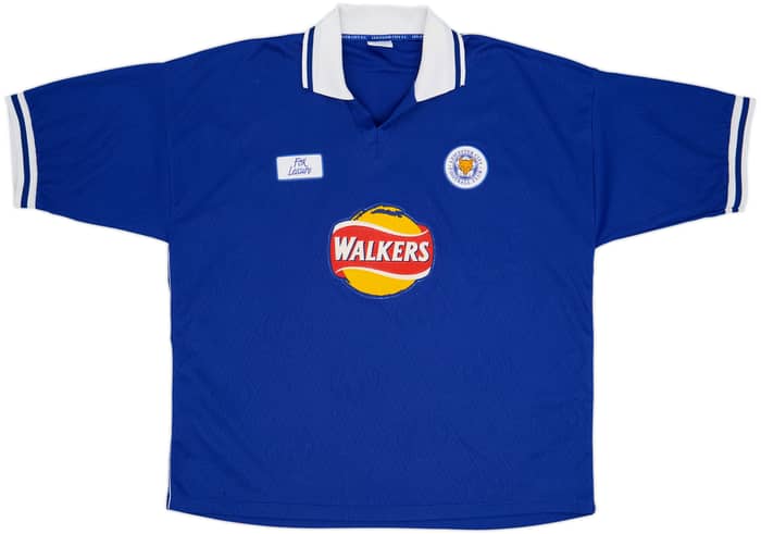 1998-00 Leicester Home Shirt Heskey #9 - 8/10 - (XXL)