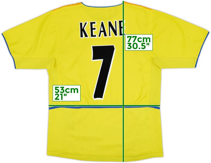 2002-03 Leeds United Away Shirt Keane #7 - 8/10 - (M)