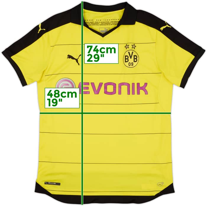 2015-16 Borussia Dortmund Home Shirt - 5/10 - (M)