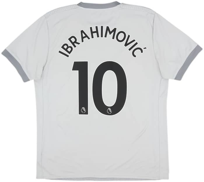 2017-18 Manchester United Tercera Camiseta Ibrahimovic #10 - 7/10 - (L)