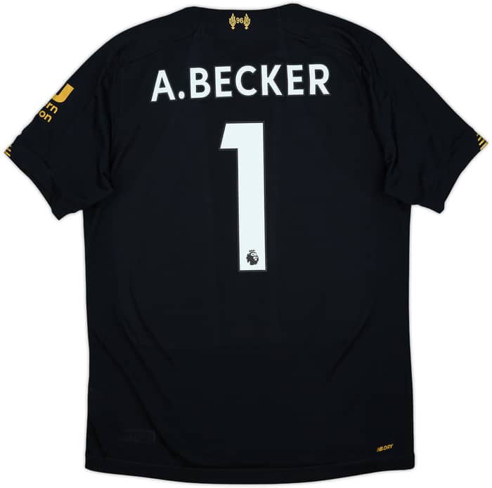 2019-20 Liverpool GK S/S Shirt A.Becker #1 - 9/10 - (M)