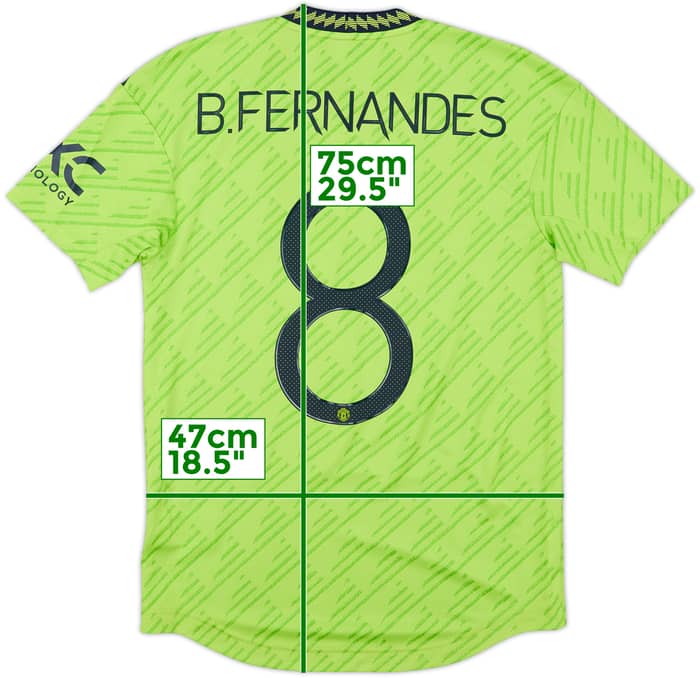 2022-23 Manchester United Authentic Third Shirt B.Fernandes #8 (S)