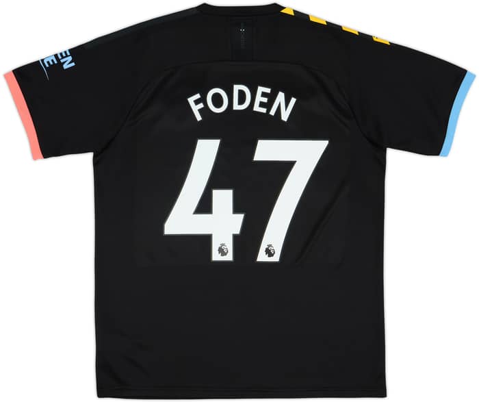 2019-20 Manchester City Away Shirt Foden #47 - 10/10 - (L)