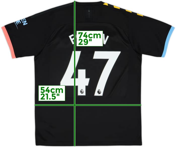 2019-20 Manchester City Away Shirt Foden #47 - 10/10 - (L)