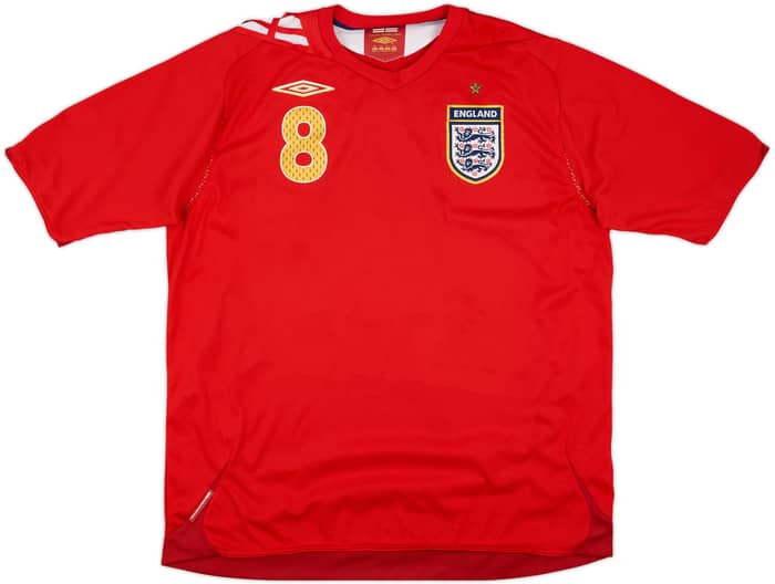 2006-08 England Away Shirt Lampard #8 - 8/10 - (XL)
