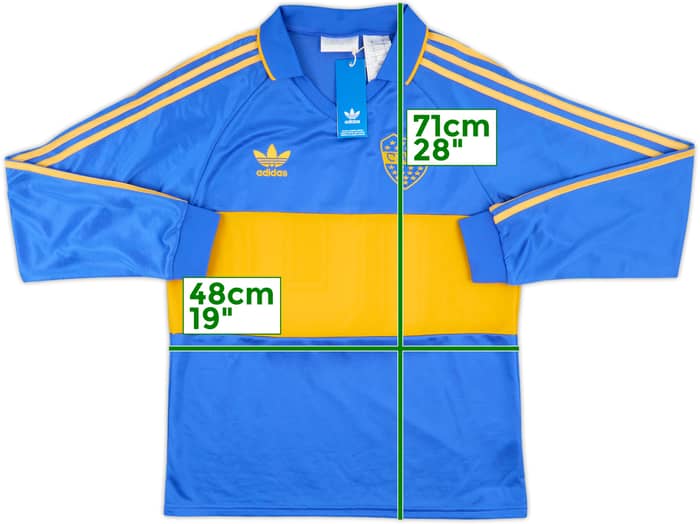 1993 Boca Juniors adidas Originals Reissue Home L/S Shirt #10 (S)