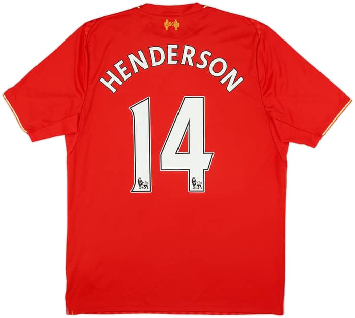 2015-16 Liverpool Home Shirt Henderson #14 - 4/10 - (M)