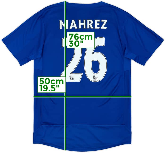 2015-16 Leicester Home Shirt Mahrez #26 - 6/10 - (M)