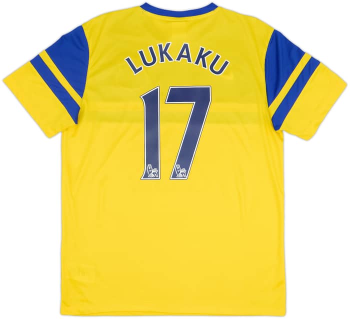 2013-14 Everton Away Shirt Lukaku #17 - 10/10 - (L)