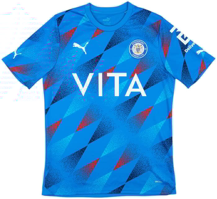 2023-24 Stockport County Home Shirt - 9/10 - (M)