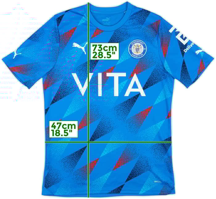 2023-24 Stockport County Home Shirt - 9/10 - (M)