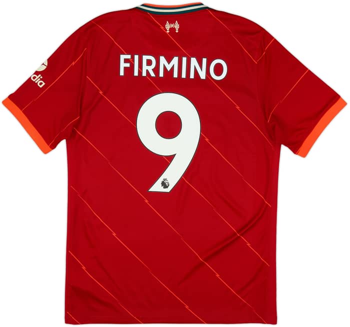 2021-22 Liverpool Home Shirt Firmino #9 - 7/10 - (M)