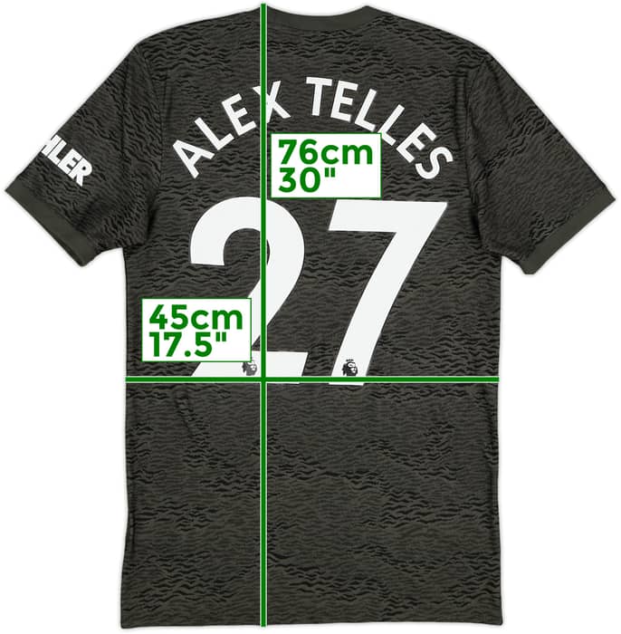 2020-21 Manchester United Away Shirt Alex Telles #27 - 9/10 - (S)