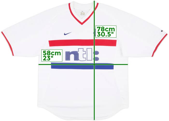 2000-01 Rangers Away Shirt - 7/10 - (L)