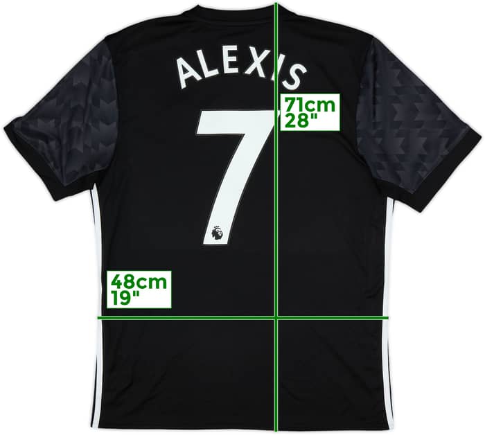 2017-18 Manchester United Away Shirt Alexis #7 - 8/10 - (M)