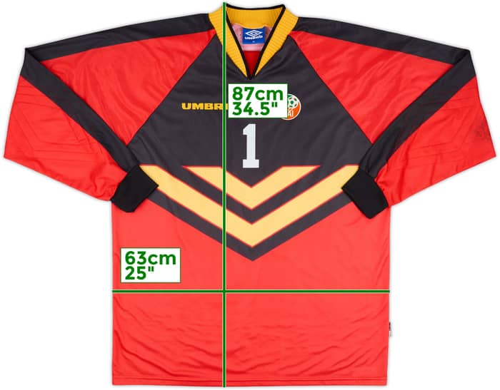 1998-00 Ireland Match Issue GK Shirt #1