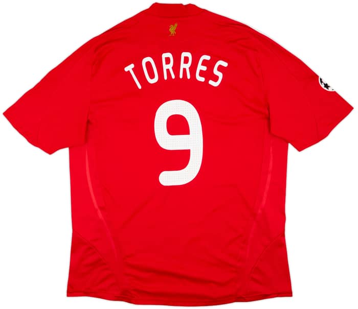 2008-10 Liverpool Home Shirt Torres #9 - 8/10 - (XXL)