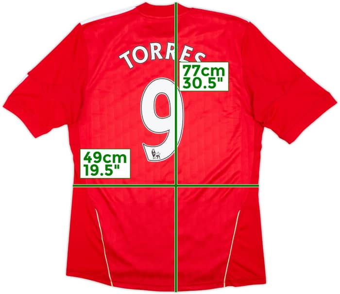 2010-12 Liverpool Home Shirt Torres #9 - 5/10 - (M)