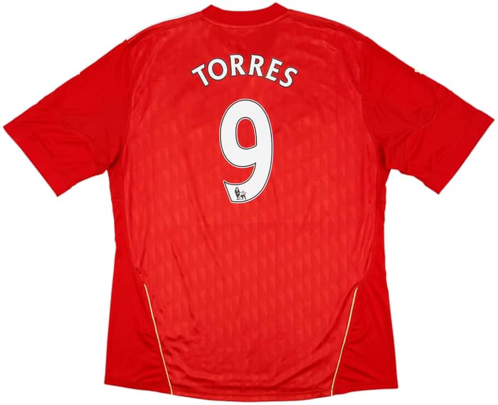 2010-12 Liverpool 'FA Cup Final' Home Shirt Torres #9 - 6/10 - (XXL)