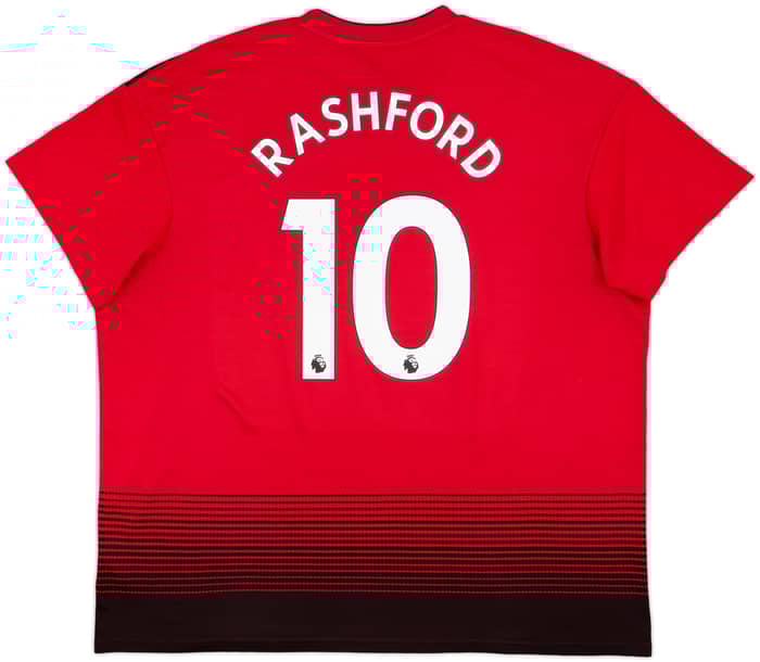 2018-19 Manchester United Home Shirt Rashford #10 - 8/10 - (XXL)