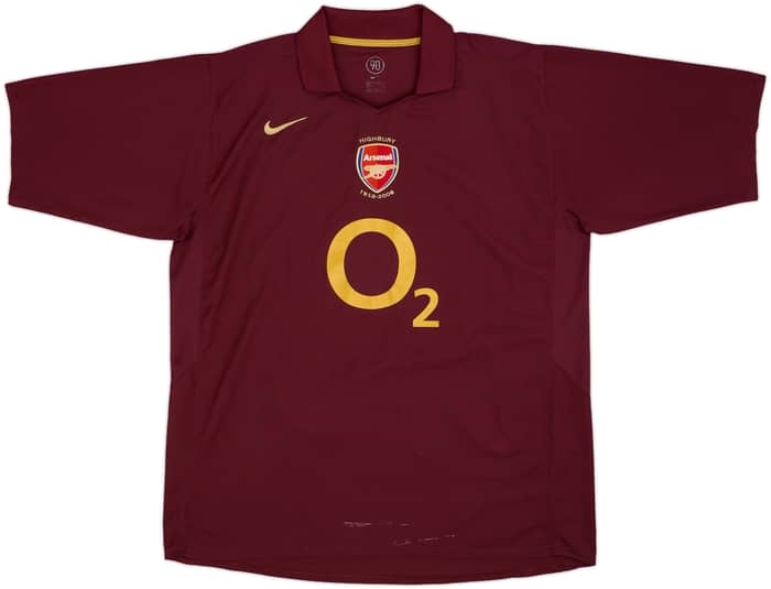 2005-06 Arsenal Home Shirt Henry #14 - 7/10 - (XXL)