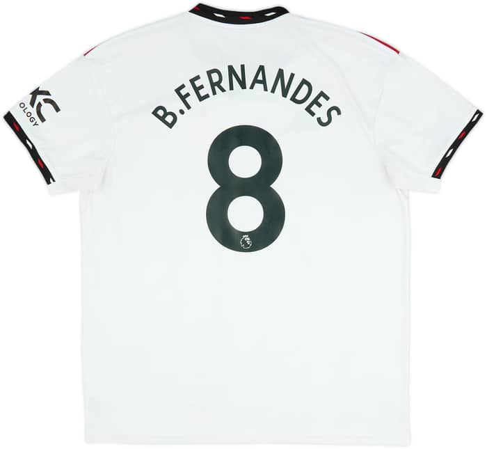 2022-23 Manchester United Away Shirt B.Fernandes #8 - 8/10 - (XL)
