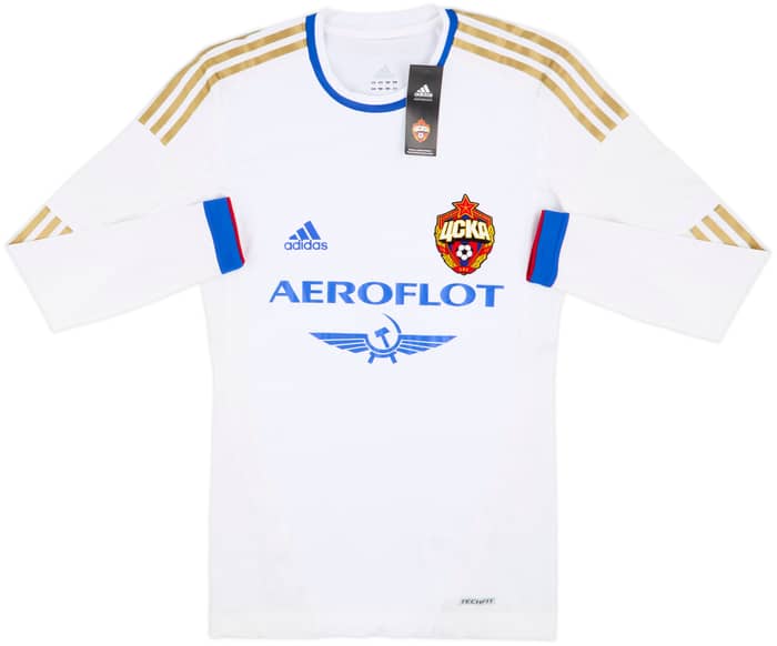 2012 CSKA Moscow Player Issue TechFit Home L/S Shirt Honda #7 (S)