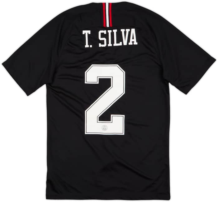 2018-19 Paris Saint-Germain Third/Home Shirt T.Silva #2 - 8/10 - (S)
