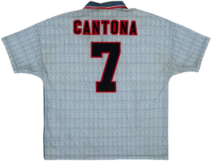 1995-96 Manchester United Away Shirt Cantona #7 - 7/10 - (XXL)