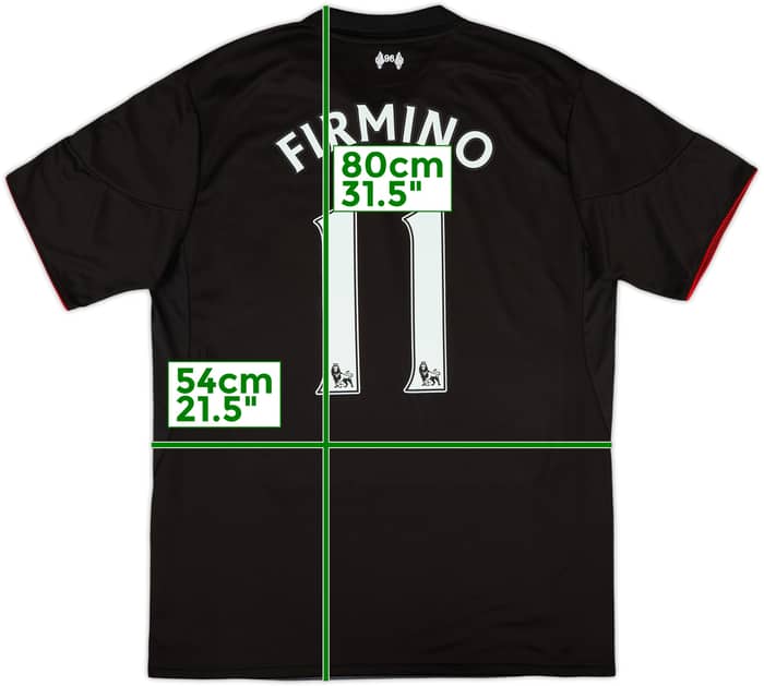 2015-16 Liverpool Third Shirt Firmino #11 - 8/10 - (XL)
