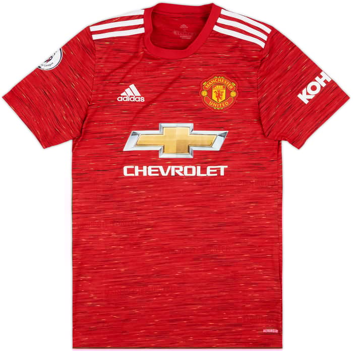 2020-21 Manchester United Home Shirt B. Fernandes #18 - 7/10 - (S)